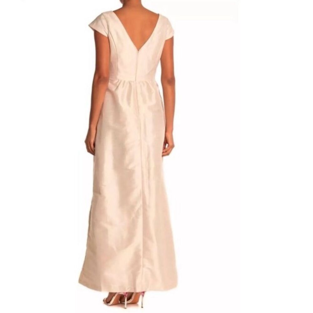 Alfred Sung Pearl Pink Cap Sleeve A-Line Gown Women's Size 4